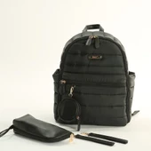 M&Y Puff Anne Bebek Bakım Sırt Çantası 7335 Siyah - 1