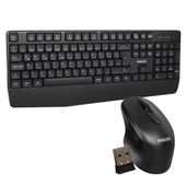 Philips SPT6348B USB Kablosuz Ofis Tipi Siyah Numpadli Türkçe Q Klavye Mouse Seti - 1