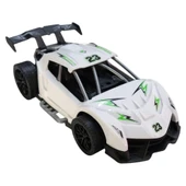 Sürtmeli Yarış Arabası - Beyaz thumbnail 4