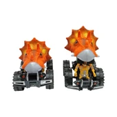 Sürtmeli Dinazor Robota Dönüşen Araba 14 Cm - Turuncu thumbnail 3