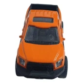 Çek Bırak Metal Arazi Aracı 13 cm - Turuncu thumbnail 5