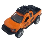 Çek Bırak Metal Arazi Aracı 13 cm - Turuncu thumbnail 4