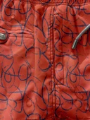 Su İtici Özellikli Dijital Baskılı Erkek Deniz Şort Mayo - 164-Oranj thumbnail 4