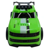 Sürtmeli Yarış Arabası - Yeşil thumbnail 3