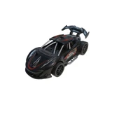 Sürtmeli Yarış Arabası - Siyah thumbnail 1