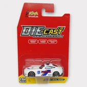 Metal Mini Polis Arabası 8 cm - Polis - 8 - 8