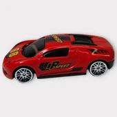 Metal Mini Arabalar 8 cm - Kırmızı - 4 - 6