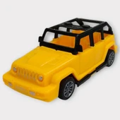 Çek Bırak Arabalar 10 Cm - Sarı Jeep thumbnail 5