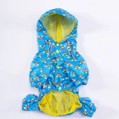 Pawstar İrides Fileli Su Geçirmez Orta-Büyük Irk Köpek Yağmurluk Tulum thumbnail 4