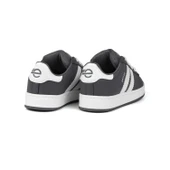 Unisex Gri Beyaz Siyah Bağcıklı Rahat Sneaker Günlük Spor Ayakkabı thumbnail 4