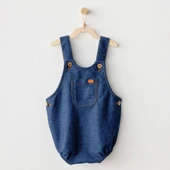 Andywawa AC25931 Romper Casual Bebek Tulum İndigo - 1