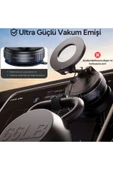 360 Dönebilen Ayarlanabilir Araç Içi Tutucu Kullanılabilen Vakumlu K007 Magsafe Telefon Tutucu - 5