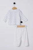 U.S Polo Bebek 2'Li Takım USB2433 Beyaz-Mavi thumbnail 2