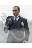 RENKLİ ATATÜRK TABLO CANVAS DUVAR DEKARASYON KANVAS DUVAR SÜSÜ ÖLÇÜ SEÇMEYİ UNUTMAYINIZ: ) - 2