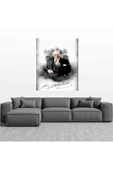 ATATÜRK KANVAS HEDİYELİK TABLO CANVAS EV DEKARASYON DUVAR ÖLÇÜ SEÇİNİZ. - 1