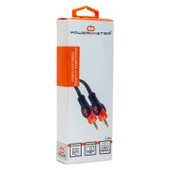Powermaster 3.5 Mm Erkek-Erkek 1.5 Metre Stereo Aux Kablo thumbnail 3