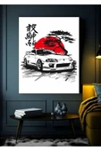 TOYOTA SUPRA KANVAS TABLO EV DUVAR SALON OFİS HEDİYELİK DEKARASYON ÖLÇÜ BELİRTİNİZ - 2