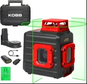 Kobb KBL33G 40 mt Şarjlı Otomatik Hizalamalı Yeşil Çapraz Çizgi Lazeri Outlet - 1