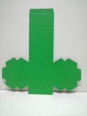 Hayal Sepeti Geometrik Şekiller Karton Seti - Teknoloji Tasarım Görsel ALTIGEN PRİZMA - 2