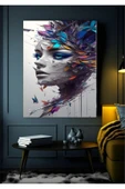SOYUT KADIN PORTRESİ KANVAS TABLO EV DUVAR SALON OFİS HEDİYELİK DEKARASYON SÜSÜ ÖLÇÜ SEÇİNİZ - 3