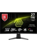 MSI MAG 27C6F 27" 0.5 ms Full HD Curved 180 Hz Oyuncu Monitörü thumbnail 1