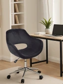 Monev 2 Siyah Kumaş Ev ve Ofis Çalışma Koltuğu - 1