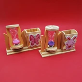 Kum Saati Kalemlik Kutulu thumbnail 3