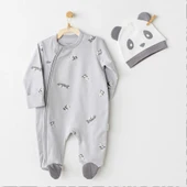 Andywawa AC26023 Keep Smiling Tulum Takım Grey - 1