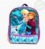 Frozen Elsa & Anna Lisanslı Çocuk Sırt Çantası - İlkokul / Anaokulu Okul Çantası - 1