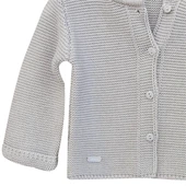 Andywawa AC24333 Basic Bebe Ceket Grey Melange thumbnail 3