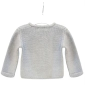 Andywawa AC24333 Basic Bebe Ceket Grey Melange thumbnail 2