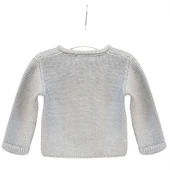 Andywawa AC24333 Basic Bebe Ceket Grey Melange thumbnail 6