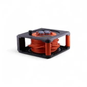 Makaralı CCA 3x1.5 mm 50 Mt Uzatma Kablosu Kapaklı 4 Prizli Monofaze Termal Sigortalı Plastik Seyyar thumbnail 6