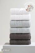 6'lı Trio Greek El Havlusu - 50x90 Cm, 225 Gr, %100 Pamuk, Spa Ve Otel Havlusu, Günlük Kullanıma Uygun - 1