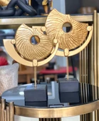 2 Li Kaideli Halka Biblo Viking Kalkanı Obje Modern Özel Tasarım thumbnail 6