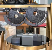 2 Li Kaideli Halka Biblo Viking Kalkanı Obje Modern Özel Tasarım thumbnail 3