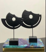 2 Li Kaideli Halka Biblo Viking Kalkanı Obje Modern Özel Tasarım thumbnail 5