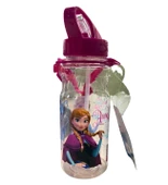 Frozen Anna & Elsa Lisanslı Pipetli Suluk – Çocuk Su Matarası 500 ml - 4