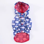 Pawstar Tonitruum Fileli Su Geçirmez Küçük Irk Köpek Yağmurluğu thumbnail 5