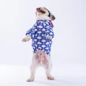 Pawstar Tonitruum Fileli Su Geçirmez Küçük Irk Köpek Yağmurluğu thumbnail 3