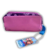 Frozen Elsa Lisanslı Kalemlik - Çift Taraflı Fermuarlı Mor Pembe Kalem Çantası thumbnail 4