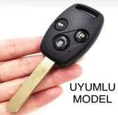 Honda Civic Fd6 Crv Accord Uyumlu 3 Tuşlu Silikon Anahtar Koruma Kılıfı 3.Resime Bakınız thumbnail 3
