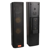 Ayt Magicvoice MV-28 1 Adet 40 Watt Komütatörlü Hat Trafolu Siyah Dikey Sütun Hoparlör Tekli Okul Cami Hoparlörü - 1
