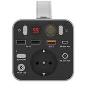 Ayt Powermaster ES150 150 Watt Taşınabilir Güç İstasyonu Kamp Tipi Elektrik Sağlayıcı Güç Kaynağı - 2