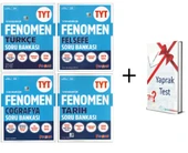 Fenomen TYT Türkçe +Coğrafya+ Tarih + Felsefe Soru Bankası + Hediye (4 Kitap) - 1