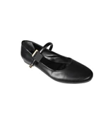 YAZKIŞ Kadın Siyah Ten Cilt Üzeri atkılı Babet thumbnail 2