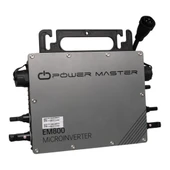 Ayt Powermaster EM800 800 Watt Solar Güneş Enerjisi Micro Inverter AC220 Volt Trifaze Şebeke Bağlantılı MPPT İnvertör - 1