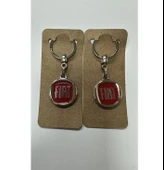 Fiat Logolu Metal Otomobil Anahtarlığı 2 Adet thumbnail 3