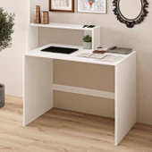 Amber Çalışma Masası – Raflı, Modern Bilgisayar Masası - 2