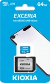 64GB MICRO SDHC C10 100MB/s KIOXIA LMEX1L064GG2 - 1